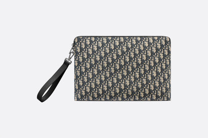 DIOR OBLIQUE A4 ZIPPED POUCH Rovelle Bags