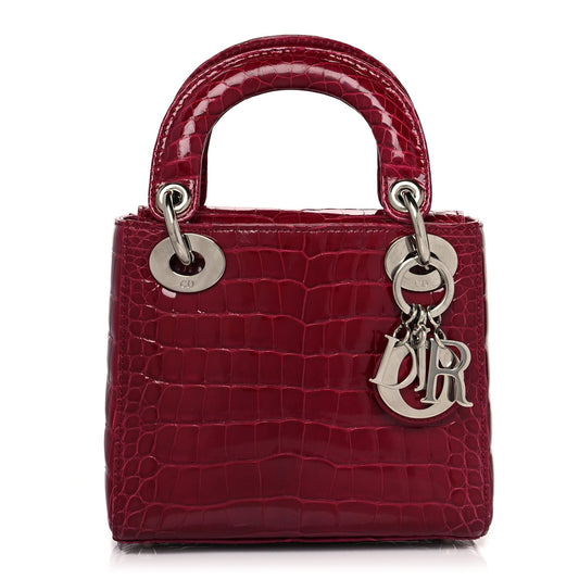 CHRISTIAN DIOR ALLIGATOR MINI LADY DIOR BAG Rovelle Bags