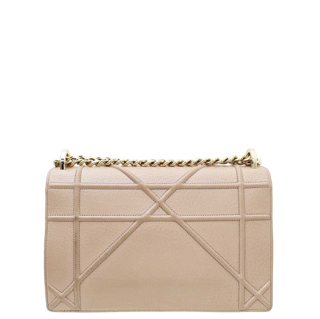 Christian Dior Beige Pink Diorama Medium Flap Bag Rovelle Bags