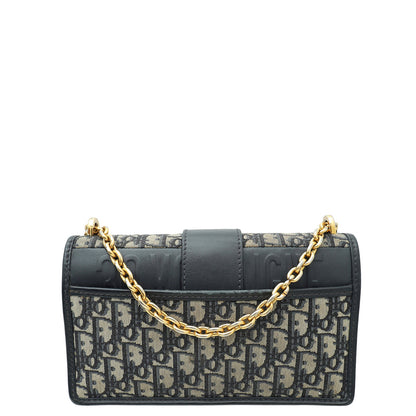 Christian Dior Navy Blue Oblique 30 Montaigne Shoulder Bag Rovelle Bags