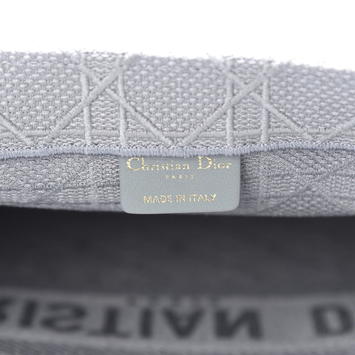 DIOR EMBROIDERED CANNAGE MEDIUM BOOK TOTE BAG Rovelle Bags