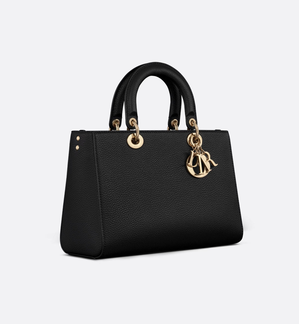CHRISTIAN DIOR GRAINED CALFSKIN LARGE LADY DIOR BAG Rovelle Bags
