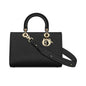 CHRISTIAN DIOR GRAINED CALFSKIN LARGE LADY DIOR BAG Rovelle Bags