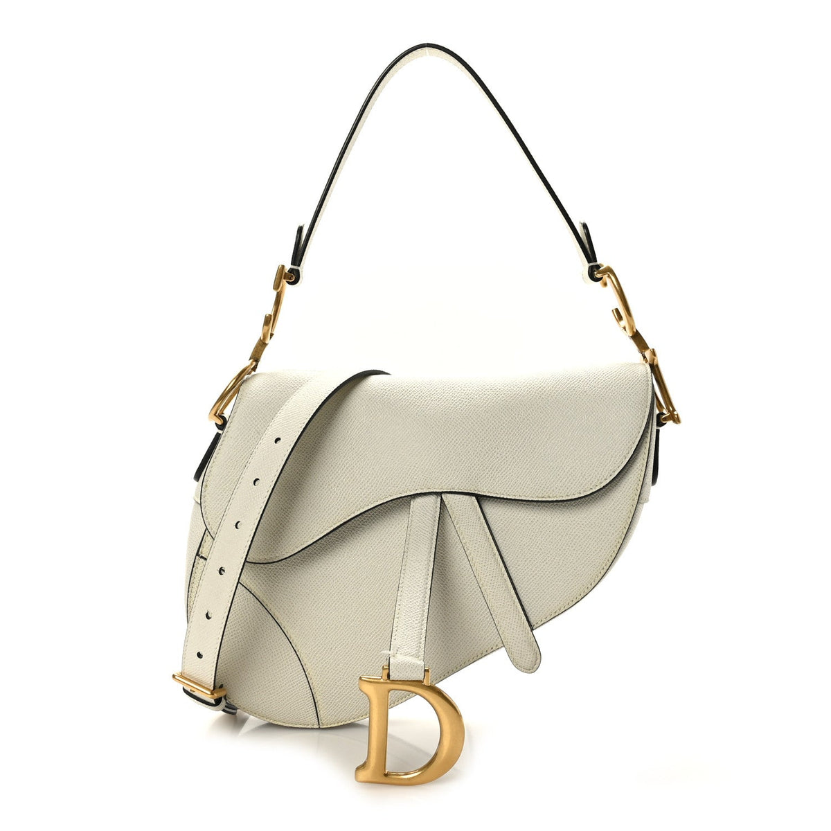 DIOR CALFSKIN LEATHER MINI SADDLE BAG WITH A STRAP Rovelle Bags