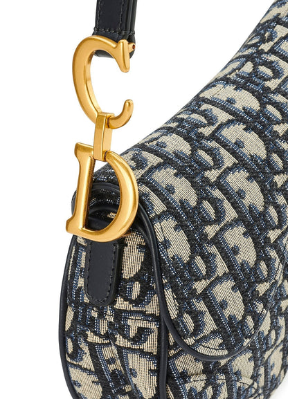 DIOR OBLIQUE JACQUARD MINI SADDLE BAG Rovelle Bags