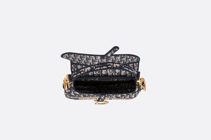 DIOR OBLIQUE EMBROIDERY SADDLE BAG Rovelle Bags