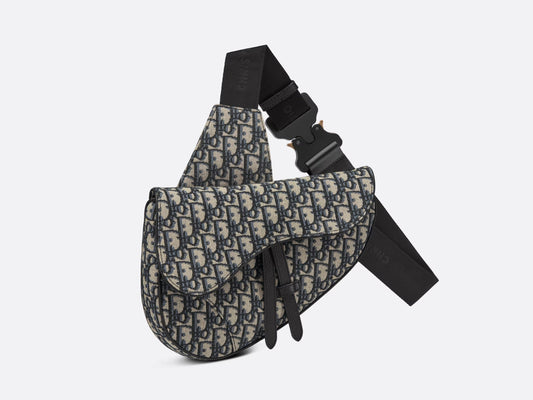 CHRISTIAN DIOR OBLIQUE JACQUARD SADDLE BAG Rovelle Bags