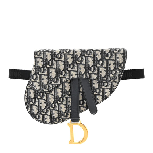 CHRISTIAN DIOR OBLIQUE SADDLE BELT BAG Rovelle Bags