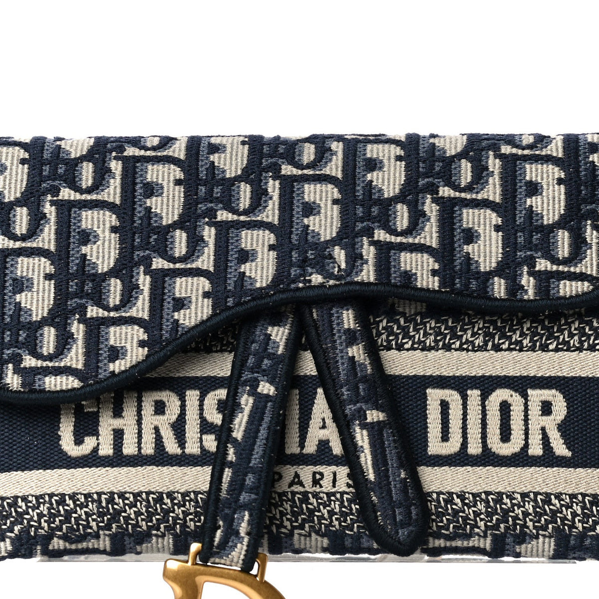 CHRISTIAN DIOR OBLIQUE SLIM SADDLE POUCH Rovelle Bags