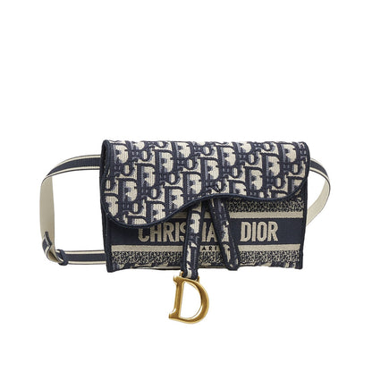 CHRISTIAN DIOR OBLIQUE SLIM SADDLE POUCH Rovelle Bags