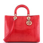 DIOR PYTHON LEATHER LARGE LADY DIOR BAG Rovelle Bags