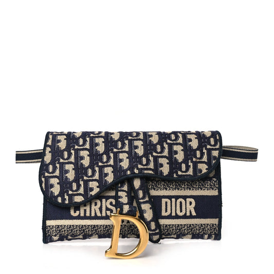 CHRISTIAN DIOR OBLIQUE SADDLE BELT BAG Rovelle Bags