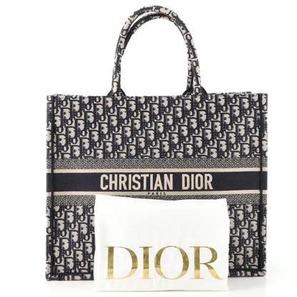 DIOR SMALL BOOK TOTE OBLIQUE EMBROIDERY Rovelle Bags