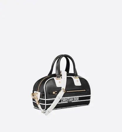 CHRISTIAN DIOR SMALL DIOR VIBE ZIP BOWLING BAG Rovelle Bags