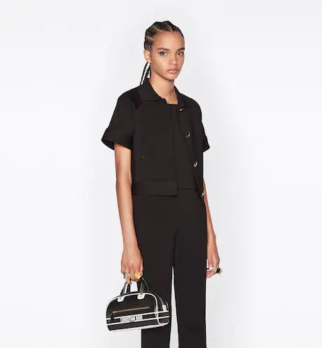 CHRISTIAN DIOR SMALL DIOR VIBE ZIP BOWLING BAG Rovelle Bags