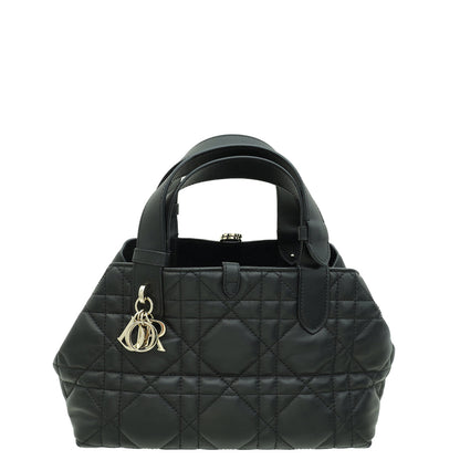 Christian Dior Black Macrocannage Toujours Small Bag Rovelle Bags