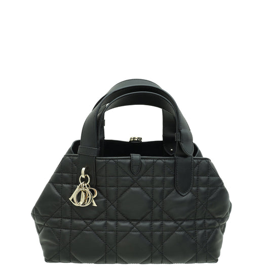Christian Dior Black Macrocannage Toujours Small Bag Rovelle Bags