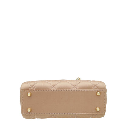 Dior Lady Dior Cannage Pink Handbag Style 3 Rovelle Bags