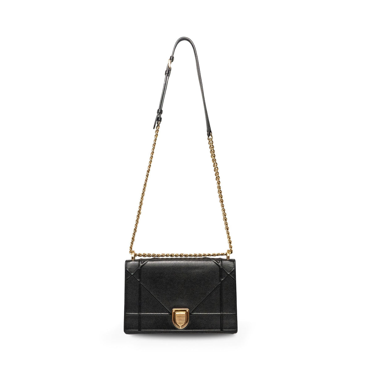 Dior Chain Leather Crossbody Bag Rovelle Bags