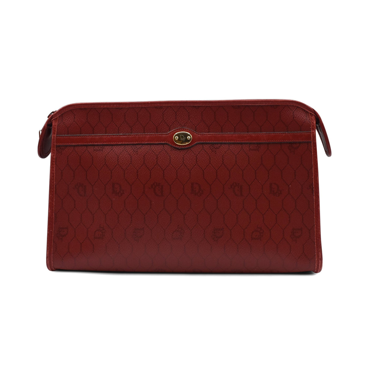 Dior Monogram Leather Canvas Clutch Bag Rovelle Bags