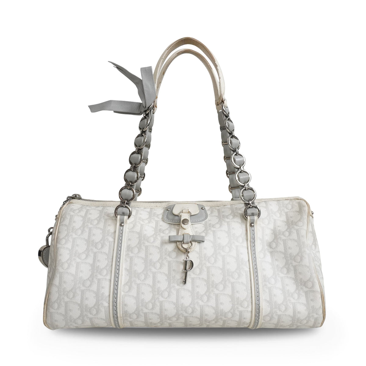 Dior Monogram Chain Leather Shoulder Bag Rovelle Bags