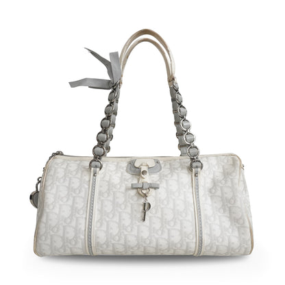 Dior Monogram Chain Leather Shoulder Bag Rovelle Bags