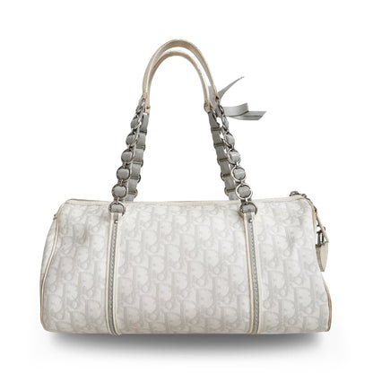 Dior Monogram Chain Leather Shoulder Bag Rovelle Bags
