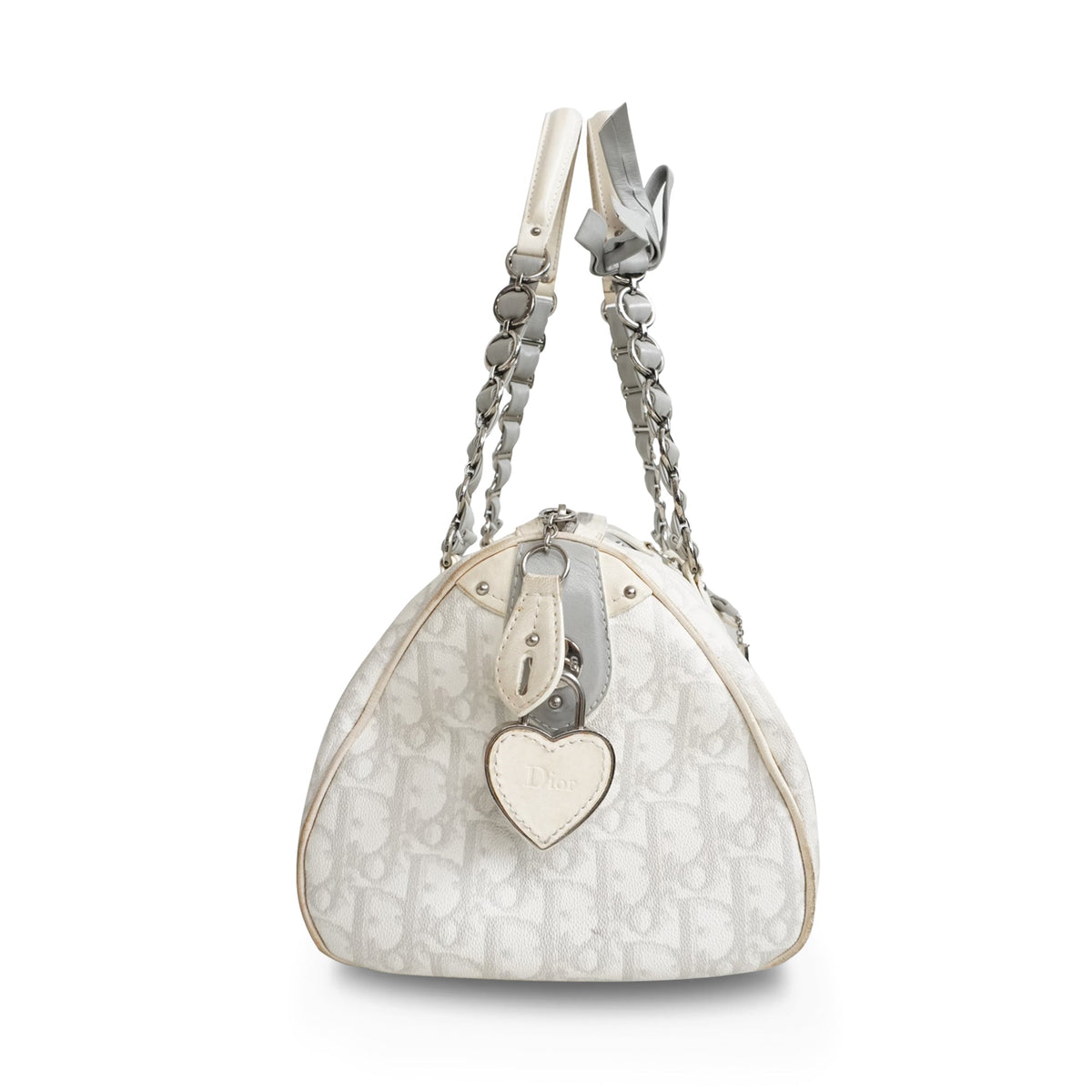 Dior Monogram Chain Leather Shoulder Bag Rovelle Bags