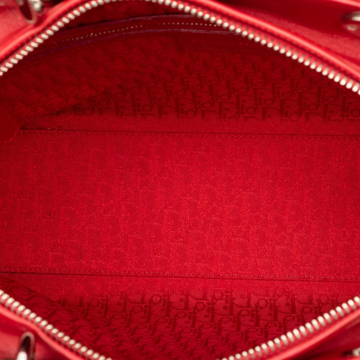 Red Dior Large Lambskin Cannage Lady Dior Satchel Rovelle Bags