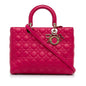 Dior Lady Dior Quilted Leather Shoulder Bag Rovelle Bags