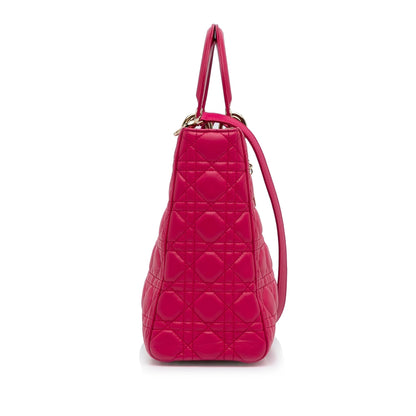 Dior Lady Dior Quilted Leather Shoulder Bag Rovelle Bags