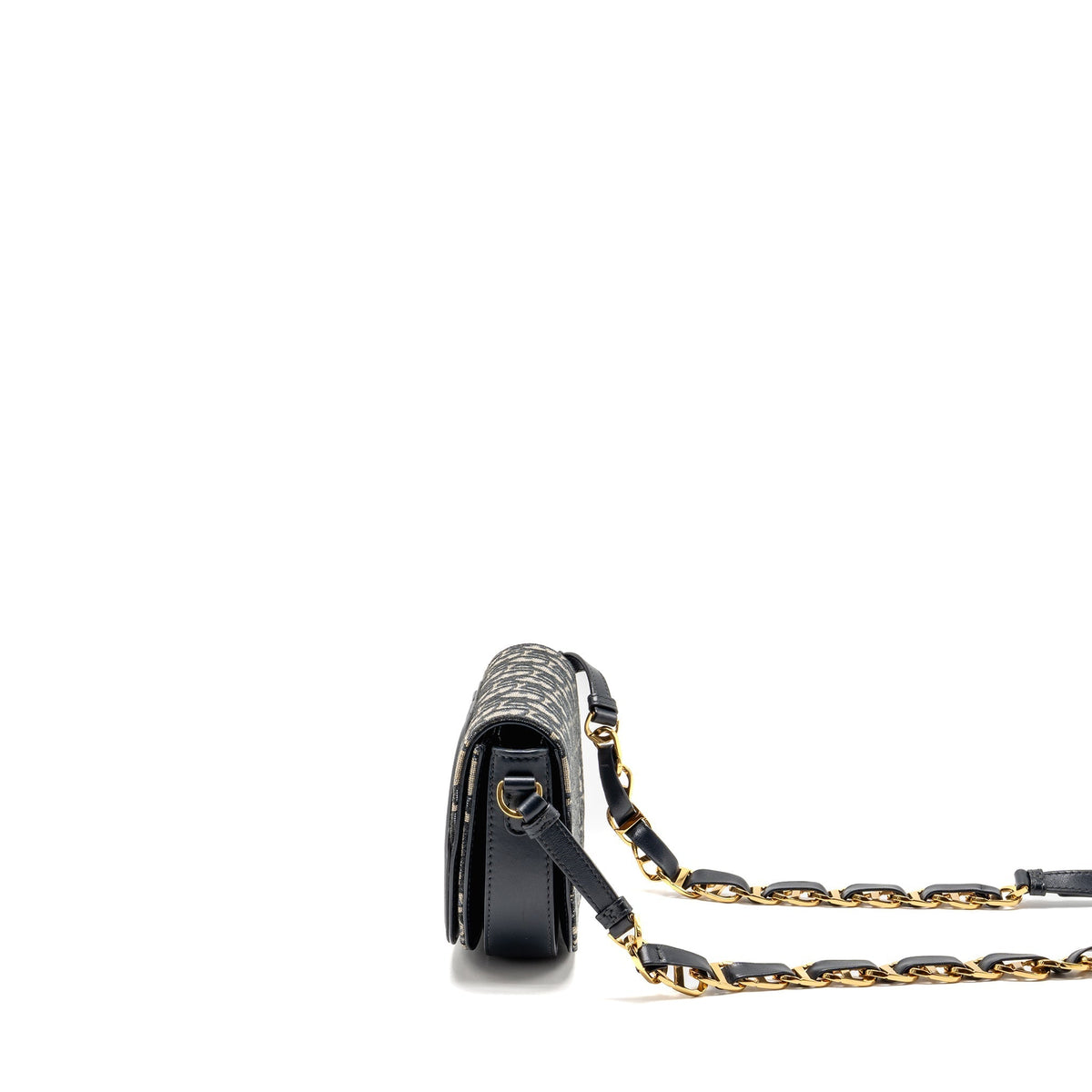 Dior Signature Crossbody Purse Oblique Canvas Navy Rovelle Bags
