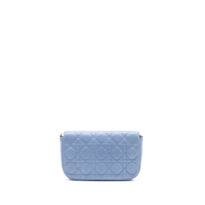 Dior Miss Dior Crossbody Purse Lambskin Light Blue Rovelle Bags
