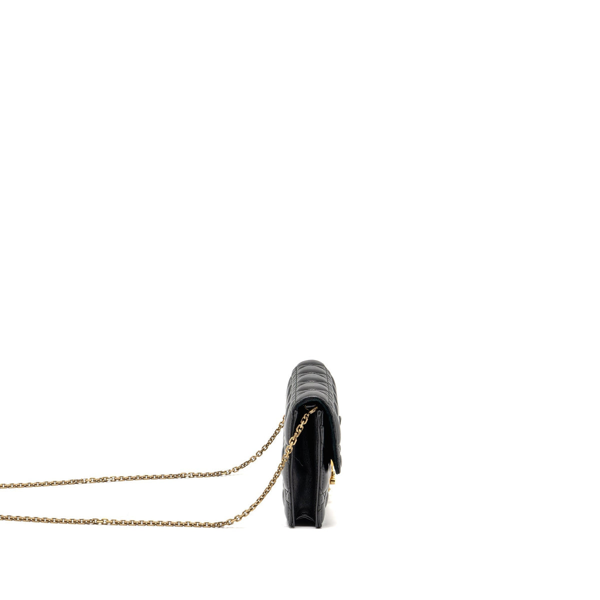 Dior Dioraddict Wallet on Chain Cannage Leather Black Rovelle Bags