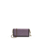 Bottega Veneta Intrecciato Wallet On Chain Leather Purple/Grey