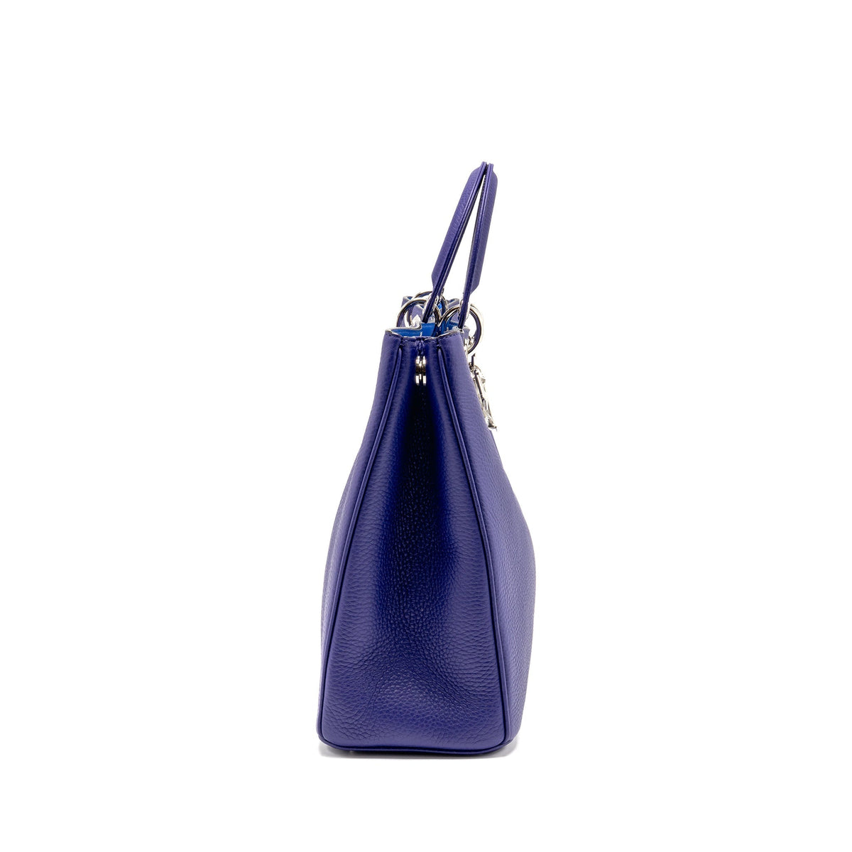 Dior Diorissimo Tote Purse Calfskin Purple/Blue Rovelle Bags