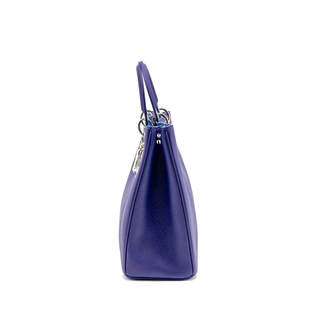 Dior Diorissimo Tote Purse Calfskin Purple/Blue Rovelle Bags