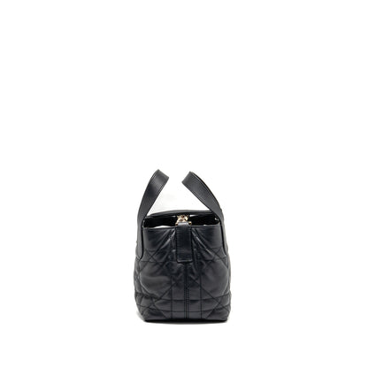 Dior Toujours Vertical Nano Tote Purse calfskin black Rovelle Bags