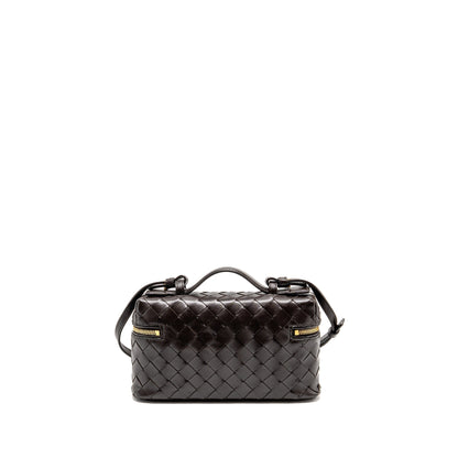 Bottega Veneta Bang Bang Vanity Case with Strap Intrecciato Leather Fondant