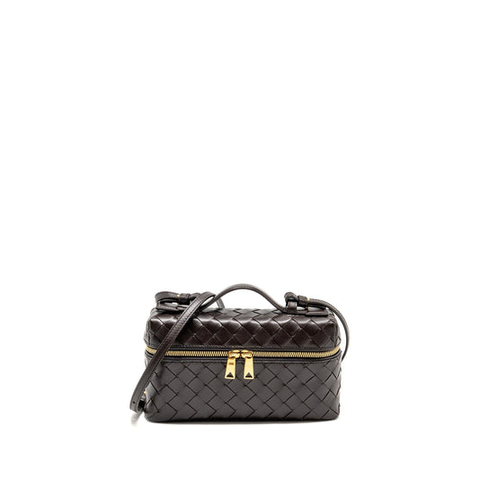 Bottega Veneta Bang Bang Vanity Case with Strap Intrecciato Leather Fondant