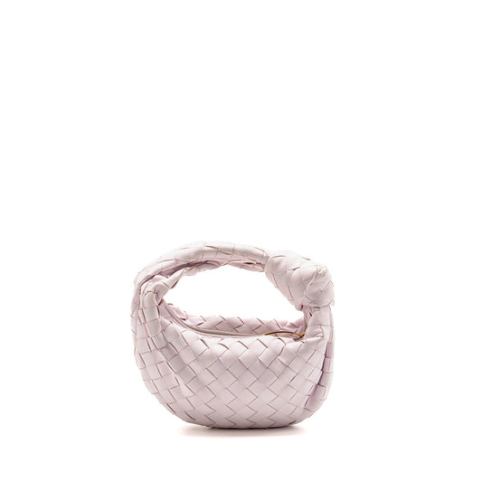 Bottega Veneta Mini Jodie lambskin light pink
