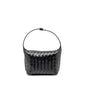 Bottega Veneta Mini Wallace Mini Purse Calfskin Black