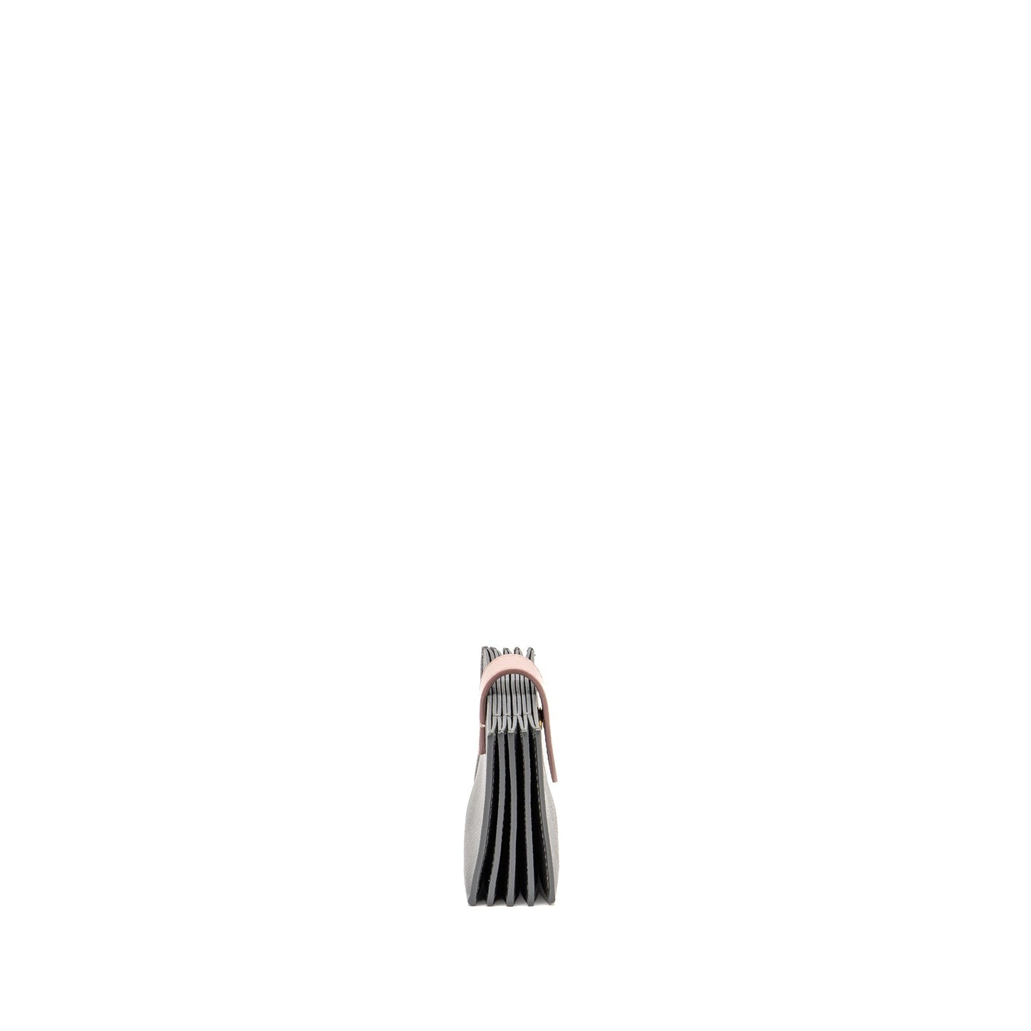 Celine Accordeon Card Holder Calfskin Pink/Grey