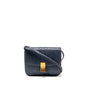 Celine medium classic box Purse python navy