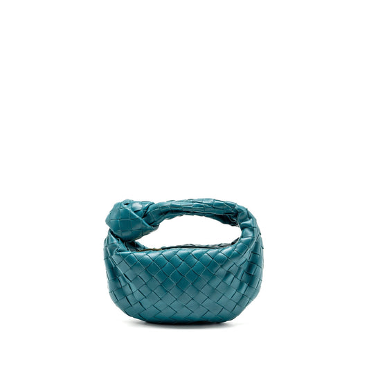 Bottega Veneta Mini Jodie Lambskin Blue