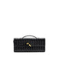 Bottega Veneta Andiamo Clutch Intrecciato Calfskin Black