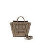 Celine Nano Luggage Purse calfskin grey