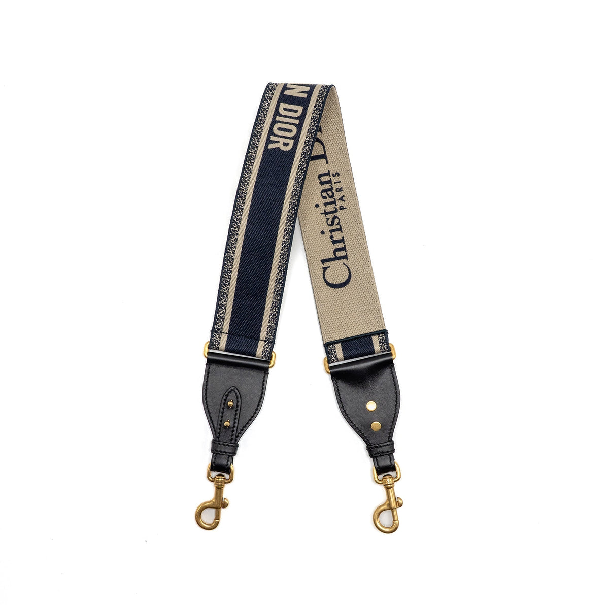 Dior shoulder strap oblique canvas blue Rovelle Bags