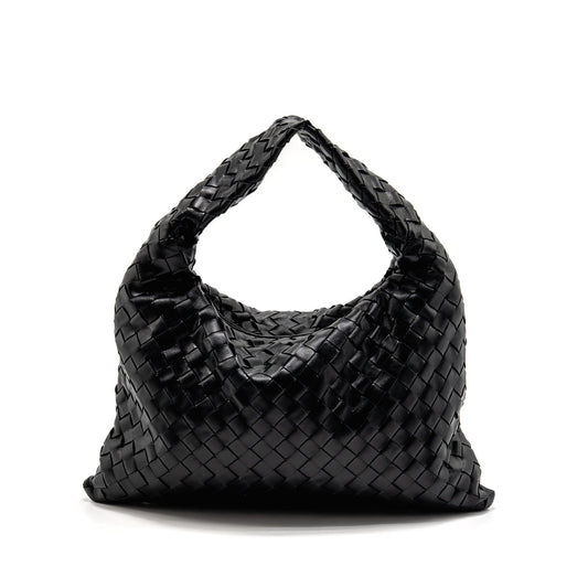 Bottega Veneta Hop Purse Calfskin Black