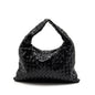 Bottega Veneta Hop Purse Calfskin Black